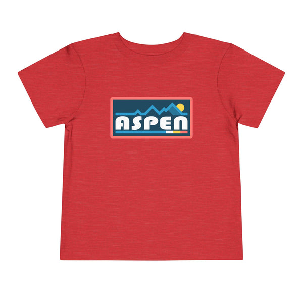 Aspen, Colorado Toddler Graphic Tee - Kids Aspen Shirt