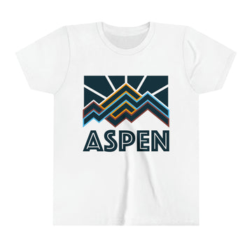 Buy white Aspen, Colorado Youth T-Shirt - Kids Aspen Shirt