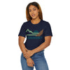 Vermont Retro Mountains Sunset T-Shirt | Vintage Vermont Tee