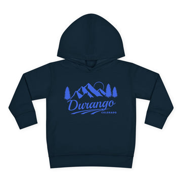 Buy navy Durango, Colorado Toddler Hoodie - Unisex Mountain Durango Pullover Sweatshirt, Kids Hooded Jumper, Colorado Souvenir