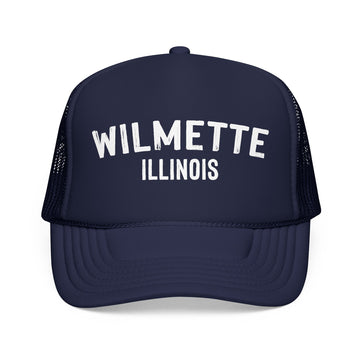 Wilmette, Illinois Trucker Hat - Foam Wilmette Cap