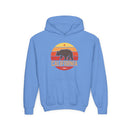 California Youth Hoodie - Retro California Bear Youth Sweatshirt-6