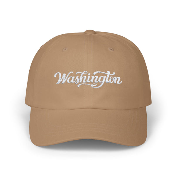 Washington Dad Hat - Embroidered Washington Classic Dad Cap