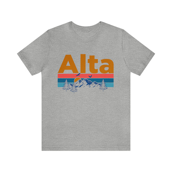 Alta, Utah Shirt - Mountain Sunset Unisex Alta T-Shirt