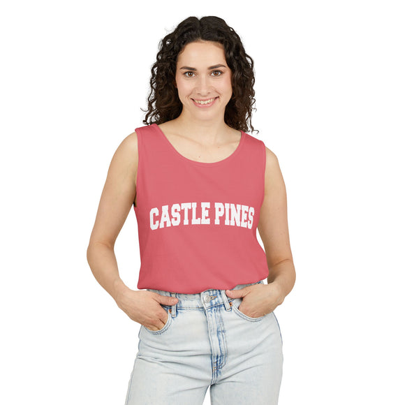 Castle Pine, Colorado Tank Top Unisex | Comfort Colors - 100% Cotton