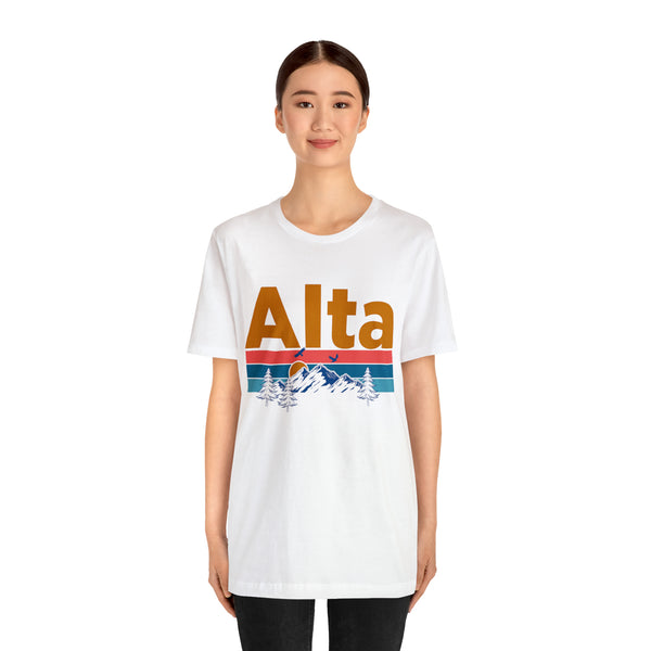 Alta, Utah Shirt - Mountain Sunset Unisex Alta T-Shirt