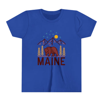 Buy true-royal Maine Youth T-Shirt - Unisex Kids Maine Shirt