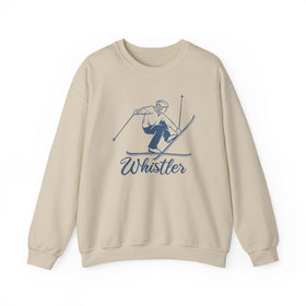 Whistler, Canada Sweatshirt - Vintage Skiing Graphic Crewneck - 0