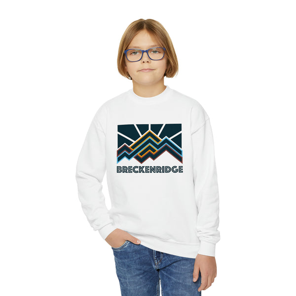 Breckenridge, Colorado Youth Sweatshirt - Unisex Kid's Breckenridge Crewneck Sweatshirt