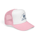 Lake Tahoe, California Snow Ski Trucker Hat — Retro Skier Foam Lake Tahoe Cap-7