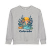 Copy of Colorado Toddler Sweatshirt - Colorado Toddler Crewneck Sweatshirt