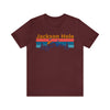Jackson Hole, Wyoming Shirt - Mountain Sunset Unisex Jackson Hole T-Shirt