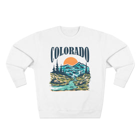 Premium Colorado Sweatshirt - Unisex Mountain Sweatshirt
