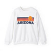 Arizona Sweatshirt Retro Sun Unisex - Vintage Arizona Inspired Warm Pullover Jumper