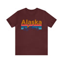 Alaska T-Shirt - Mountain Sunset Unisex Alaska Shirt-7