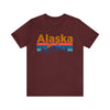 Alaska T-Shirt - Mountain Sunset Unisex Alaska Shirt