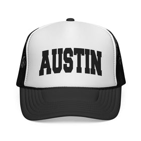 Austin, Texas Collegiate Style Trucker Hat - 0