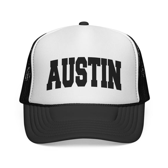 Austin, Texas Collegiate Style Trucker Hat