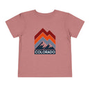 Colorado Toddler T-Shirt - Retro Palm Tree Unisex Toddler Colorado Shirt-1