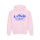 Retro Burlington, Vermont Youth Hoodie - Mountain Burlington, Vermont Kids Sweatshirt, Cute Burlington, Vermont Children's Pullover-5