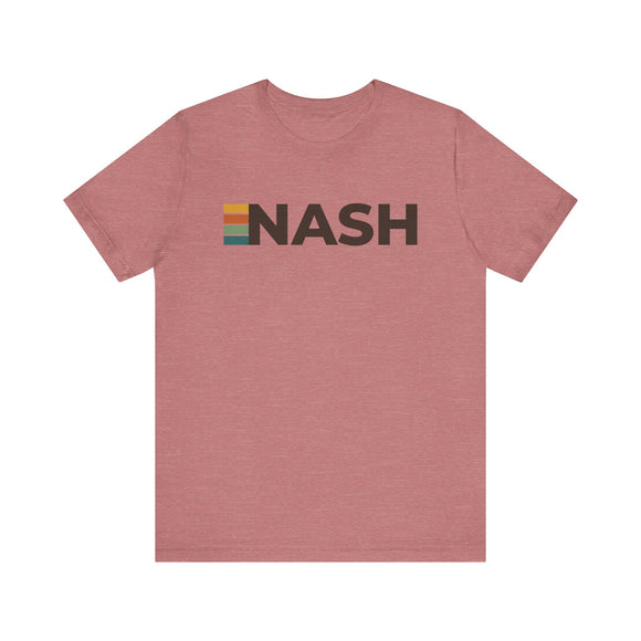 Nashville, Tennessee tee - NASH t shirt retro stripes