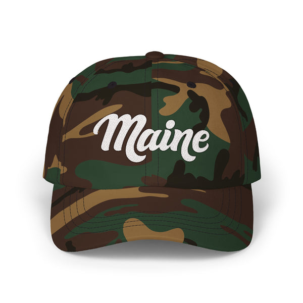 Maine Dad Hat - Embroidered Maine Classic Dad Cap
