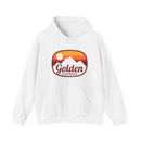 Golden, Colorado Hoodie - Retro Ombre Unisex Golden Hoodie Sweatshirt-4