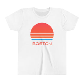 Boston, Massachusetts Youth Shirt - Retro 80s Boston Kid's T-Shirt