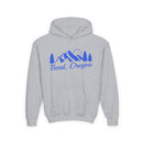 Retro Bend, Oregon Youth Hoodie - Mountain Bend, Oregon Kids Sweatshirt, Cute Bend, Oregon Children's Pullover-2