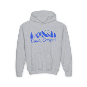 Retro Bend, Oregon Youth Hoodie - Mountain Bend, Oregon Kids Sweatshirt, Cute Bend, Oregon Children's Pullover