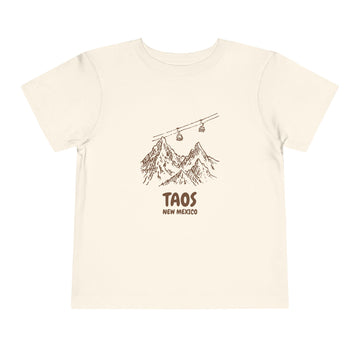 Taos, New Mexico Toddler T-Shirt — Vintage Gondola Ski Mountain Tee