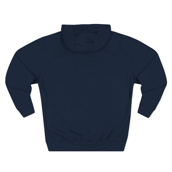 Premium Vermont Skiing Snowman Hoodie