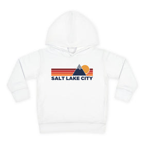 Salt Lake City, Utah Toddler Hoodie - Unisex Mountain Salt Lake City Pullover Sweatshirt, Kids Hooded Jumper, Utah Souvenir
