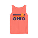 Ohio Retro Sunstripe Tank Top | Comfort Colors - 100% Cotton-1