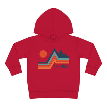 Buy vintage-red Asheville, North Carolina Toddler Hoodie - Unisex Asheville Toddler Sweatshirt