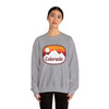 Colorado Sweatshirt - Unisex Retro Ombre Colorado Crewneck Sweatshirt