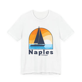 Naples, Florida T Shirt - Sailboat Tee