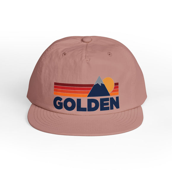 Golden, Colorado Mountain Surf Cap | Retro Light Weight Cap