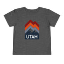 Utah Toddler T-Shirt - Retro Palm Tree Unisex Toddler Utah Shirt-4