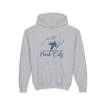 Park City, Utah Youth Hoodie - Snow Ski Kids Park City Hooded Sweatshirt - 0