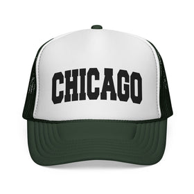 Buy dark-green Chicago, Illinois Collegiate Style Trucker Hat