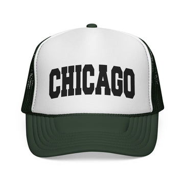 Buy dark-green Chicago, Illinois Collegiate Style Trucker Hat
