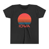 Iowa Youth Shirt - Retro 80s Iowa Kid's T-Shirt