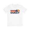 Retro Ouray, Colorado T-shirt, Mountain Tee, Vintage Ouray Unisex Jersey Shirt, Outdoor Hiking Apparel