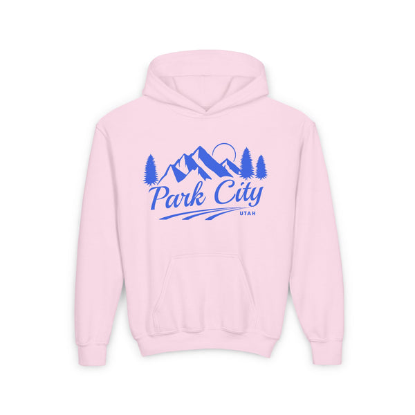 Retro Park City, Utah Youth Hoodie - Mountain Park City, Utah Kids Sweatshirt, Cute Park City, Utah Children's Pullover