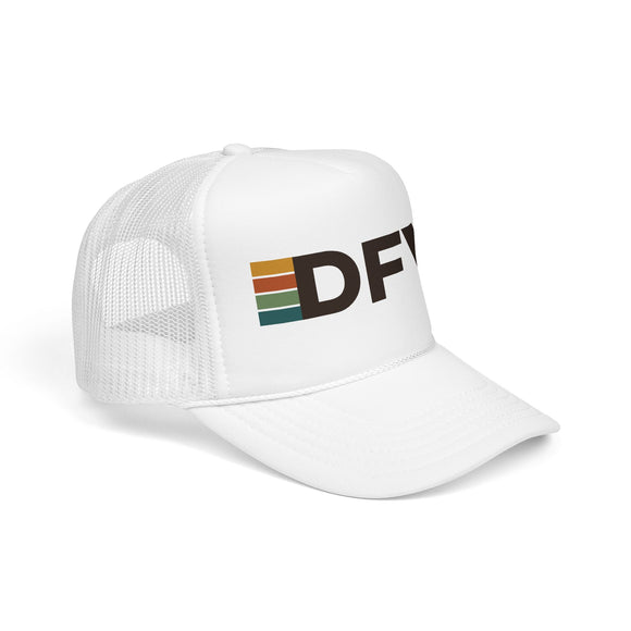 Dallas, Texas Trucker Hat - DFW Abbr retro cap