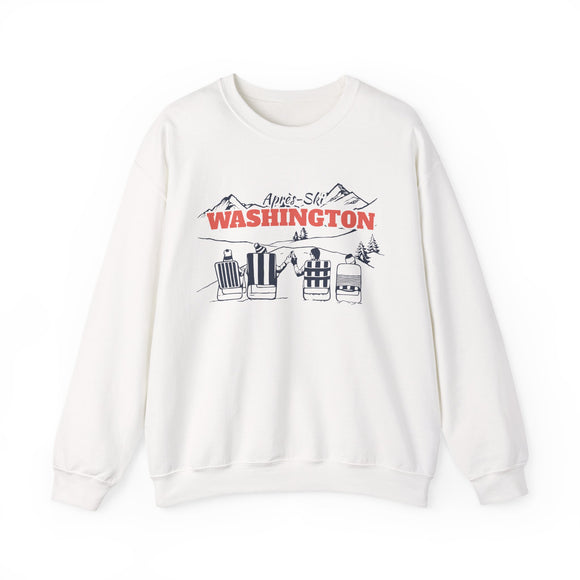 Washington Sweatshirt Après-Ski Crewneck - Mountain Ski Lodge Design