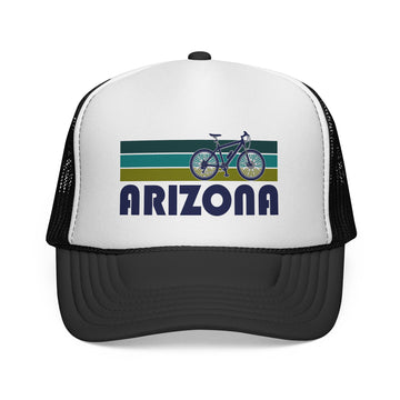 Arizona Retro Bike Trucker Hat - Vintage Style Arizona Cap
