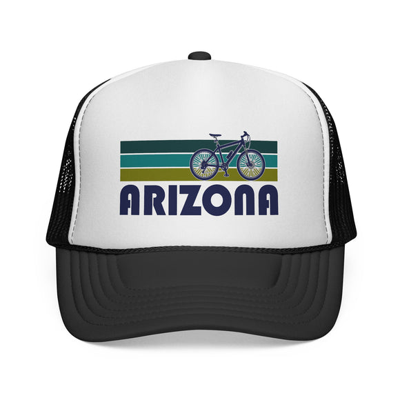 Arizona Retro Bike Trucker Hat - Vintage Style Arizona Cap