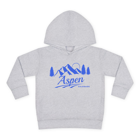 Aspen, Colorado Toddler Hoodie - Unisex Mountain Aspen Pullover Sweatshirt, Kids Hooded Jumper, Colorado Souvenir
